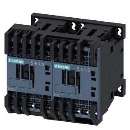Siemens Reverzační stykač napětí ve vinutí 24V dc 3pólový 10 A 220 V dc, 690V ac 4 kW s 3 NO kontakty 24V dc Řízení