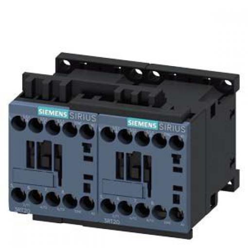 Siemens Reverzační stykač napětí ve vinutí 230V ac 3pólový 10 A 220 V dc, 690V ac 4 kW s 3 NO kontakty 230V ac Řízení