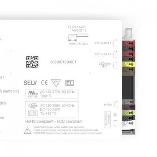 Budič LED, řada: SOLOdrive SL0561S4 1.5 → 55 V 150 → 1400 mA 50 W ztlumování: 0–10 V konstantní proud