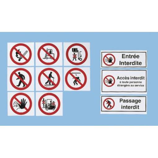 Brady Znak zákazu, Polybutylentereftalát, Bílá, Červená, Černá Danger Keep Out Samolepicí