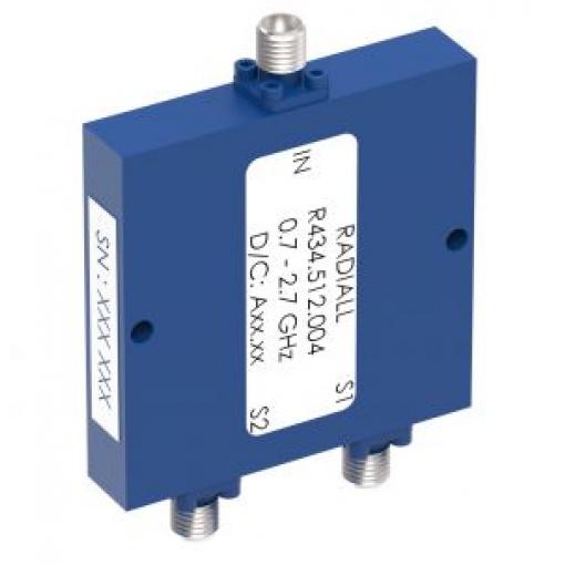 Radiall Rozbočovač RF, počet zástrček: 3, 0.7/2.7 GHz, typ kabelu: Koaxiální, SMA, 50 Ω