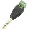 RS PRO Zástrčka, Kabel, Adaptér zástrčky Vnější, 6.35 mm 3 5A, orientace těla: Rovný, 12 V dc