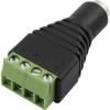 RS PRO Konektor jack, Kabel, Adaptér konektoru, Pájecí Vnitřní, 3.5 mm 4 5A, orientace těla: Rovný, 12 V dc