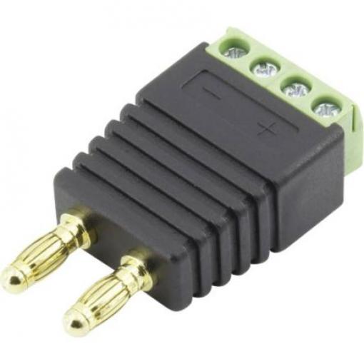 Banánek, 15A, 4 mm, 30V dc, Samec, materiál kontaktu: Mosaz, délka: 46mm Banánek