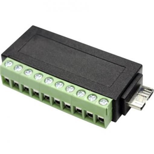 RS PRO Konektor USB, řada: CLB-JL Vnější, počet portů: 1portový, orientace těla: Rovný Micro USB typ B, 30 V, Kabel USB