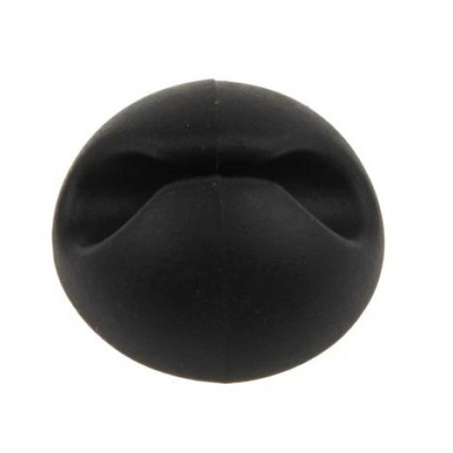 Příchytka kabelu Polyvinylchlorid Černá RS PRO 1 15 mm