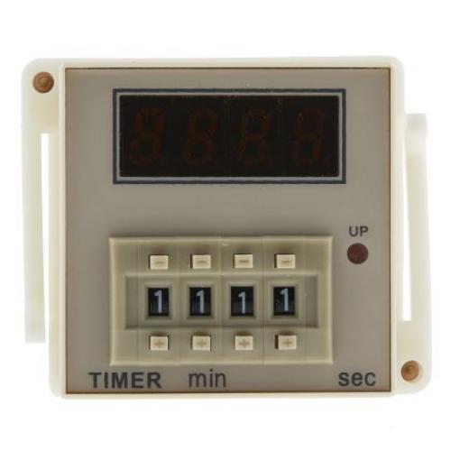 RS PRO Časovací relé, řada: TCN SPDT 1kontaktové 100/240 V ac 1 funkce 8 kolíků 99 min 59 s
