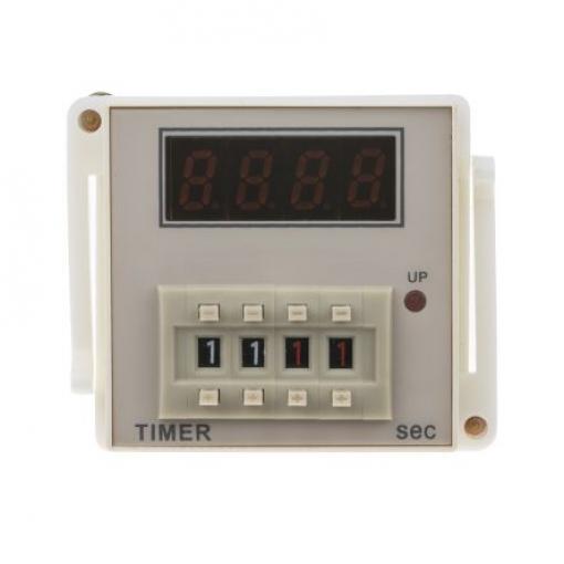 Timer Relay SPDT 1kontaktové 1 funkce 8kolíkový konektor SPDT 12 → 48V dc