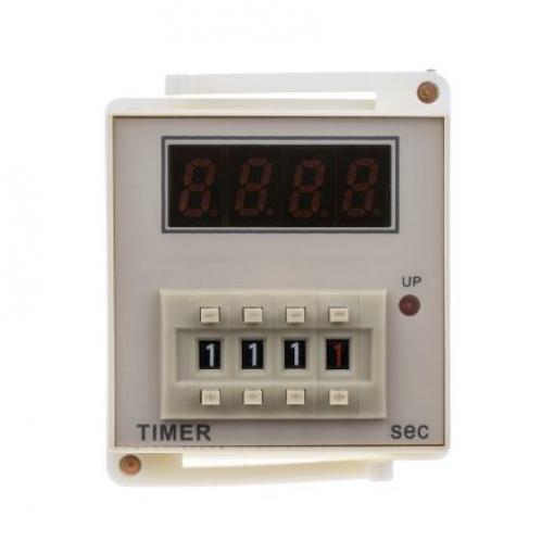 RS PRO Časovací relé, řada: TCN SPDT 1kontaktové 12 to 48 V dc 12/48 V dc 1 funkce 8 kolíků 999.9 s