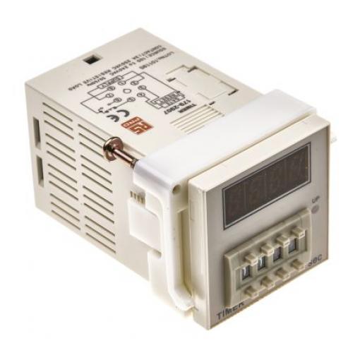 RS PRO Časovací relé, řada: TCN SPDT 1kontaktové 100/240 V ac 1 funkce 8 kolíků 99.9 s