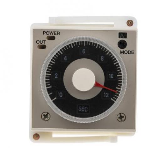 RS PRO Časovací relé, řada: TCR Panel DPDT 2kontaktové 100 to 125 V dc 110 V ac Multifunkční funkce 11 kolíků 0.1 s to