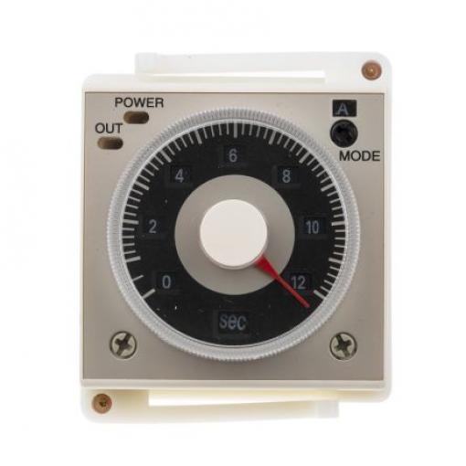 RS PRO Časovací relé, řada: TCR Panel DPDT 2kontaktové 100 to 125 V dc 24 V ac Multifunkční funkce 11 kolíků 0.1 s to