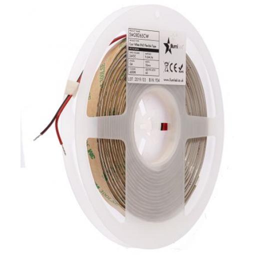 PowerLED Páska LED, řada: 5M282, počet diod LED/metr: 60, 6000k, Bílá, délka pásky: 5 m, 24 V dc, napájení na měřidlo: