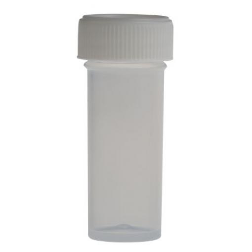 RS PRO Laboratorní láhev, kapacita: 7ml, Polypropylen, typ hrdla: Široký krk, typ láhve: Skladovací láhev