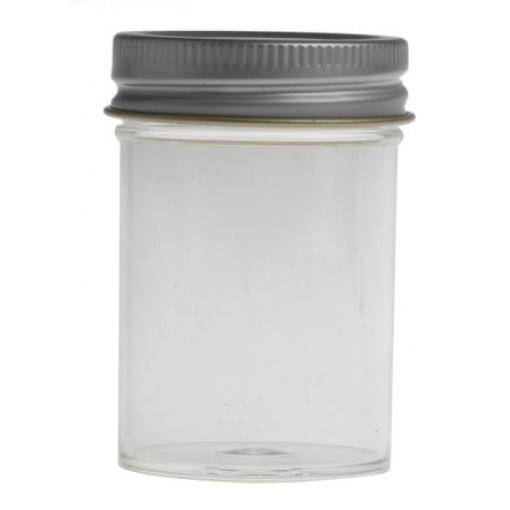 RS PRO Laboratorní láhev, kapacita: 60ml, Polystyren, typ hrdla: Široký krk, typ láhve: Skladovací láhev