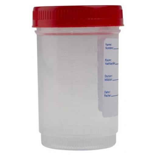 RS PRO Laboratorní láhev, kapacita: 120ml, průměr: 58.2 mm, Polypropylen, typ hrdla: Široký krk, typ láhve: Skladovací