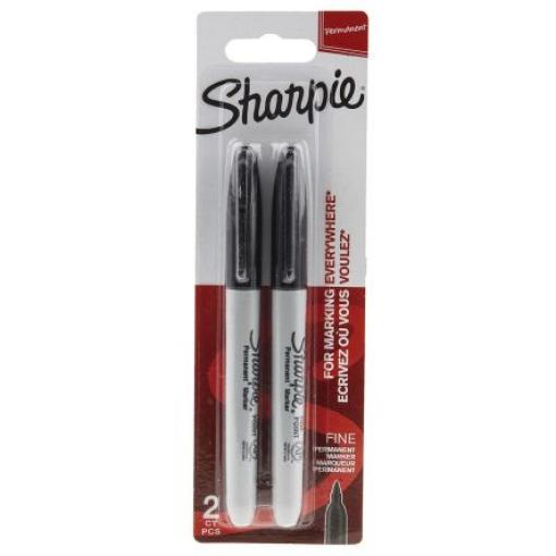 Permanentní značkovač barva inkoustu Černá Bullet Fine Značkovač Sharpie
