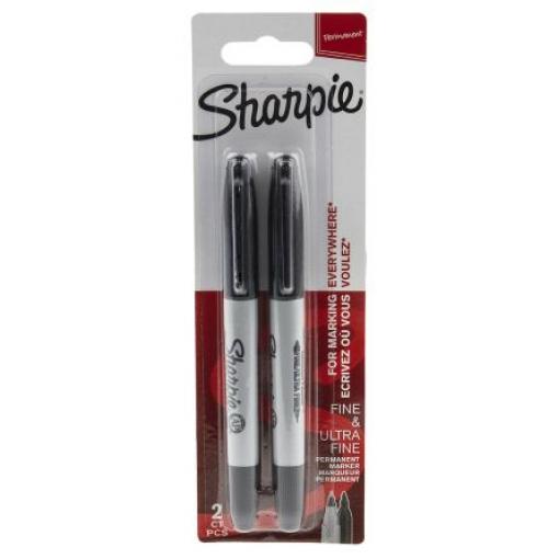Permanentní značkovač barva inkoustu Černá Bullet Twin Značkovač Sharpie