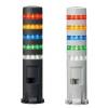 Idec Maják, řada: LD6A Blikající, Stálé barva Žlutá 24V ac/dc LED Přímá montáž, Montáž do rámu, Pól, Nástěnná montáž