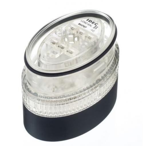 Idec Maják, řada: LD6A Stálé, Blikající barva Žlutá 24V ac/dc LED Nástěnná, Pól, Rám, Přímá 25mA UL508, IEC60947-5-1,