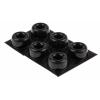 SJ5009 3M Válcovitý Polyuretan (uretan), Pružný elastomer Samolepicí nohy 22.3 mm 50 ft