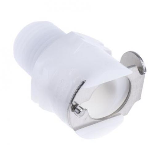 Přípojka hadicová Přípojka Se závitem, Acetal, vnitřní průměr hadice: 6.35 mm (vnitřní prům.), pracovní tlak: 8.3 bar