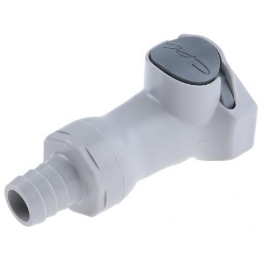 Přípojka hadicová Přípojka Se závitem, Polypropylen, vnitřní průměr hadice: 12.7 mm (vnitřní prům.), pracovní tlak: 4.2