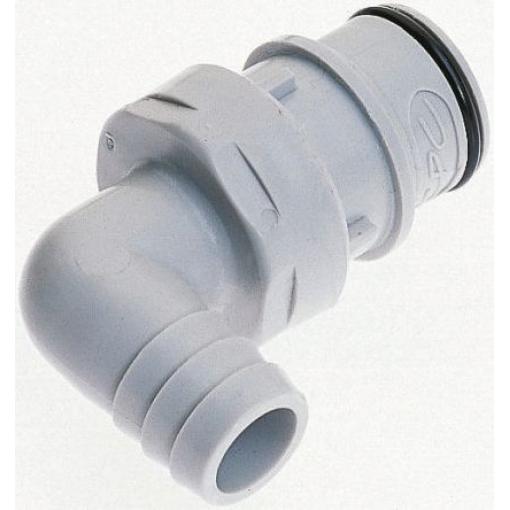 Přípojka hadicová Přípojka Se závitem, Polypropylen, vnitřní průměr hadice: 9.53 mm (vnitřní prům.), pracovní tlak: 4.2