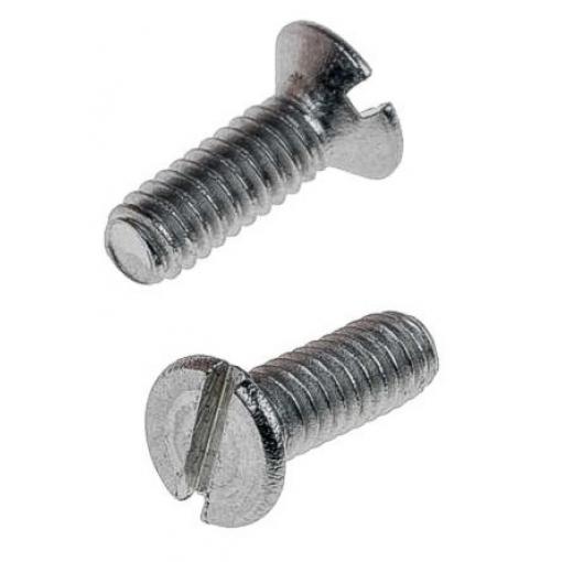 RS PRO Šroub s nízkou půlkulovou hlavou Drážka, Nerezová ocel hlavice Zapuštěná, velikost závitu: M1.6 5.0 mm