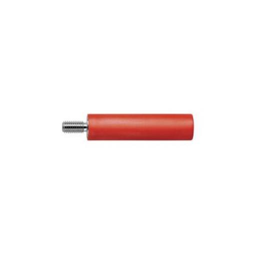 Schutzinger Testovací zásuvka, 4 mm, 1000V, 32A, Červená, Vnitřní, materiál kontaktu: Mosaz, délka: 30.5 mm, pokovení
