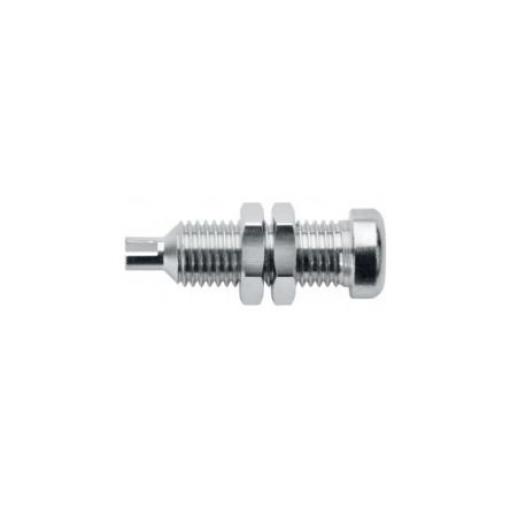 Schutzinger Zásuvka na banánky, 4 mm, 33 V ac, 70V dc, 16A, Stříbrná, Vnitřní, materiál kontaktu: Mosaz, délka: 23 mm,