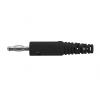 Schutzinger Banánek, 4 mm, 70V dc, 32A, Černá, Vnější Šroubová, materiál kontaktu: Slitina berylia a mědi, délka: 47.5