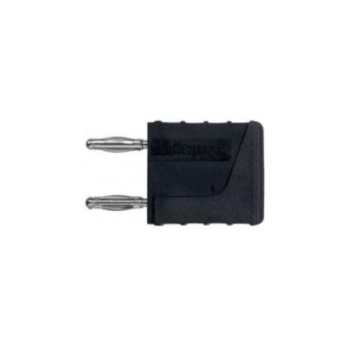 Banánek, 12A, 2mm, 33 V ac, 70V dc, Černá, Samec, materiál kontaktu: Mosaz, délka: 31mm Banánek