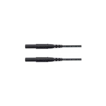 Schutzinger Zkušební vodič, Černá 16A, délka kabelů: 1 m, 1kV, Polyvinylchlorid, úroveň kategorie: CAT III