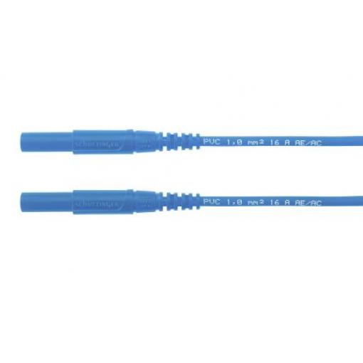 Schutzinger Zkušební vodič, Modrá 16A, délka kabelů: 2 m, 1 kV, Polyvinylchlorid, úroveň kategorie: CAT III