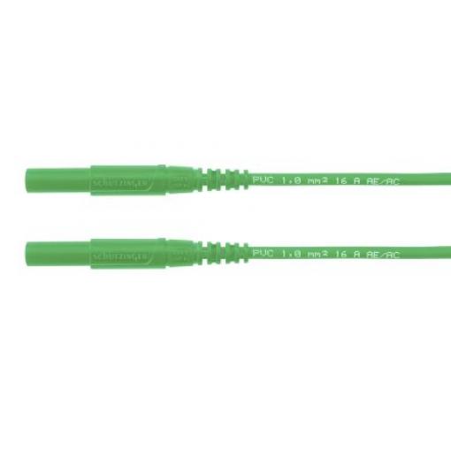 Schutzinger Zkušební vodič, Zelená 16A, délka kabelů: 2 m, 1 kV, Polyvinylchlorid, úroveň kategorie: CAT III