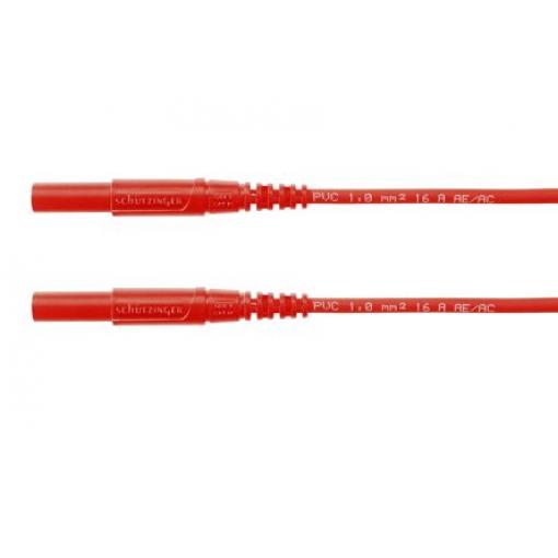 Schutzinger Zkušební vodič, Červená 16A, délka kabelů: 500 mm, 1 kV, Polyvinylchlorid, úroveň kategorie: CAT III