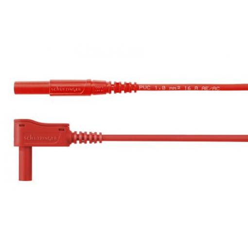 Schutzinger Zkušební vodič, Červená 16A, délka kabelů: 500 mm, 1 kV, Polyvinylchlorid, úroveň kategorie: CAT III
