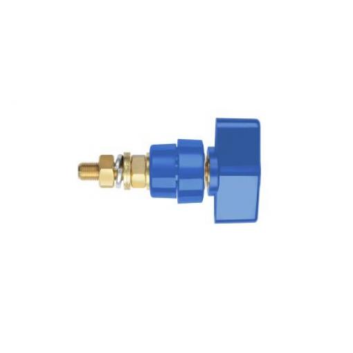 Připojovací svorník, Modrá M8 x 0.75, 1 kV 4 mm Schutzinger 100A