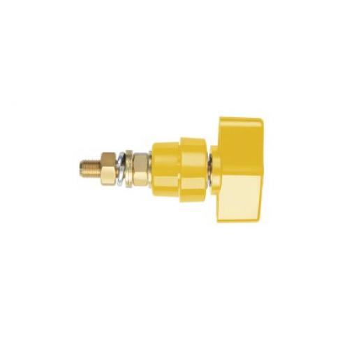 Připojovací svorník, Žlutá M8 x 0.75, 1 kV 4 mm Schutzinger 100A