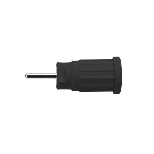 Schutzinger Zásuvka na banánky, 4 mm, 1000V, 24A, Černá, Vnitřní Kolík PC, materiál kontaktu: Mosaz, délka: 36.5 mm,