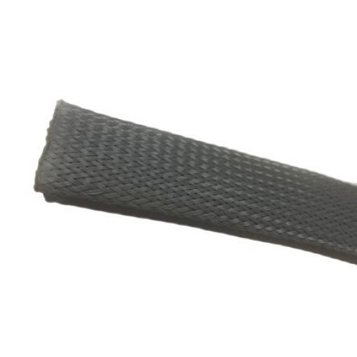 Kabelový návlek Polybutylentereftalát Expanzní poměr Pletený Šedá RS PRO 11 mm 25m, řada: BSPETFR