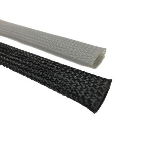 Kabelový návlek Polybutylentereftalát Expanzní poměr Pletený Černá RS PRO 15 mm 15m, řada: BSPETFR