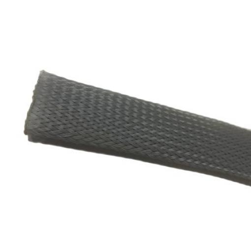 Kabelový návlek Polybutylentereftalát Expanzní poměr Pletený Šedá RS PRO 17 mm 15m, řada: BSPETFR