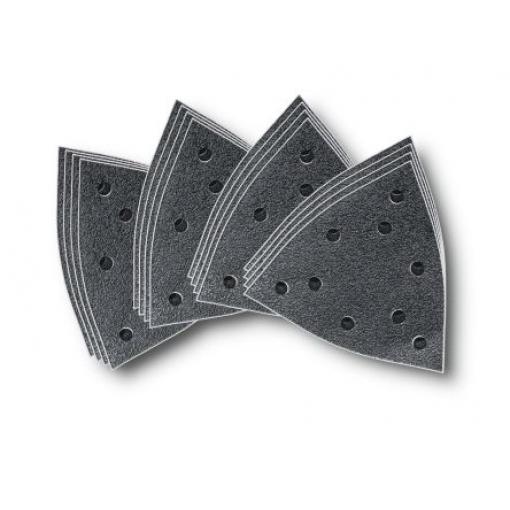Brusný papír Oxid hlinitý zrnitost 60, 80, 120, 180 Hrubé, délka: 130 mm, šířka: 130mm FEIN