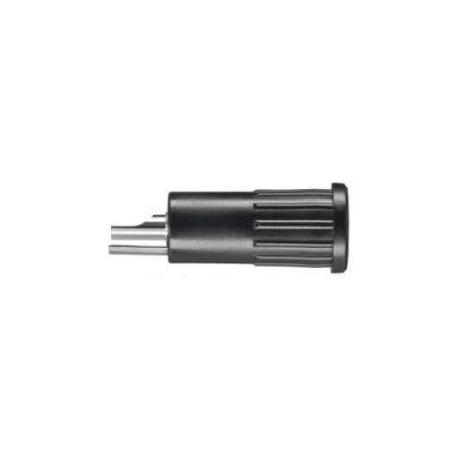 Schutzinger Zásuvka na banánky, 4 mm, 60V, 16A, Černá, Vnitřní Pájecí, pokovení kontaktu: Nikl Zásuvka na banánky
