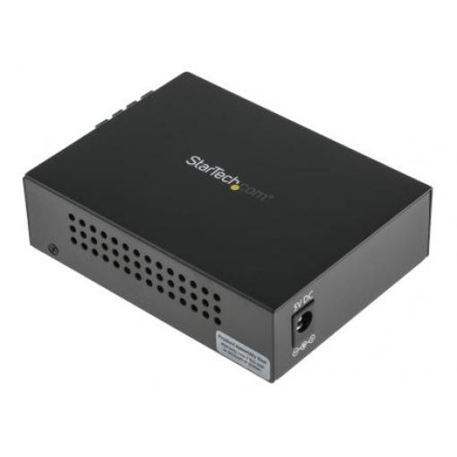 StarTech.com Převodník médií, Vícerežimové, Plný duplex, RJ45, SC, přenosová vzdálenost: 550 m, rychlost přenosu dat:
