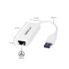 StarTech.com Adaptér USB na Ethernet 4 m Černá 1000Mbps