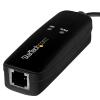 StarTech.com Adaptér USB na Ethernet 77 mm Černá 1000Mbps