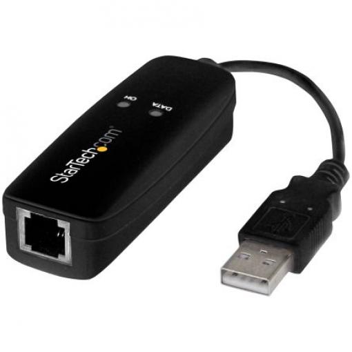StarTech.com Adaptér USB na Ethernet 77 mm Černá 1000Mbps
